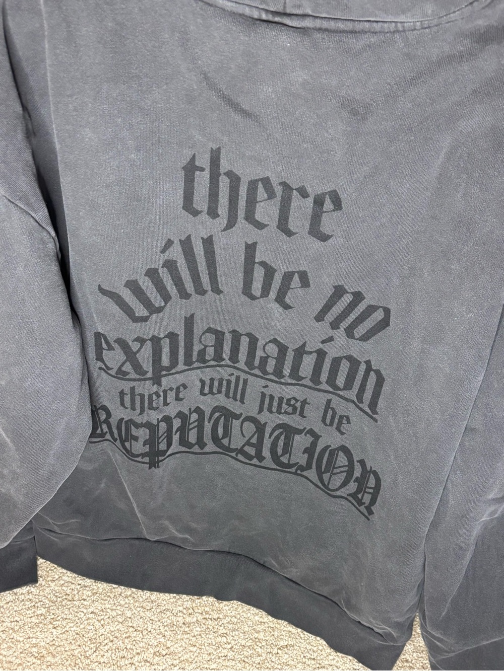 Taylor Swift Black Reputation Hoodie - Picture 3 of 3